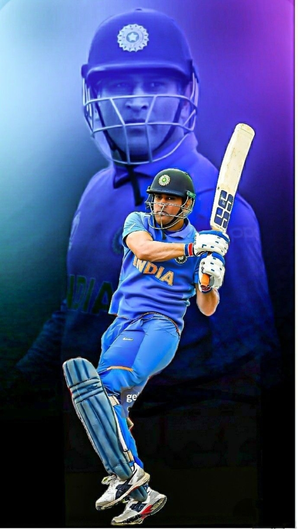 Dhoni Thala Mahi Cricket A4 Size Poster without frame..paper Glossy 300 gsm ..