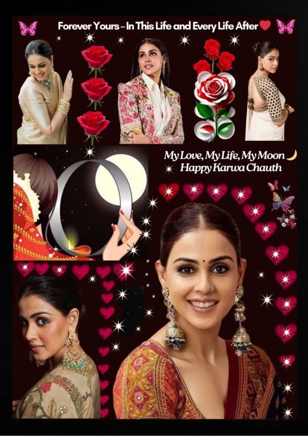 Customized Karwa Chowth, Anniversary , Photo Frame