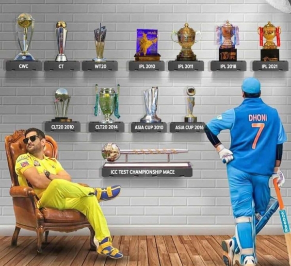 Dhoni Thala Mahi Cricket A4 Size Poster without frame..paper Glossy 300 gsm ..