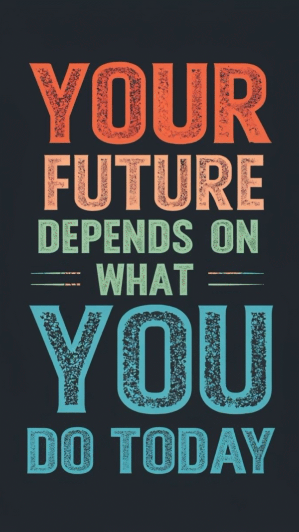Motivation Quote Poster – High Glossy 300 GSM, A4 Size (Only Poster) )
