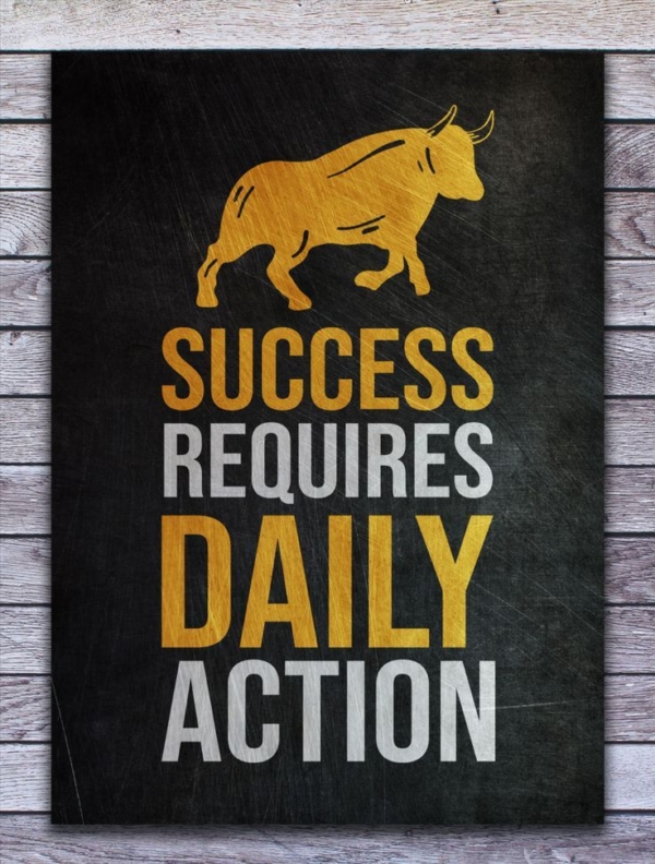 Motivation Quote Poster – High Glossy 300 GSM, A4 Size (Only Poster)