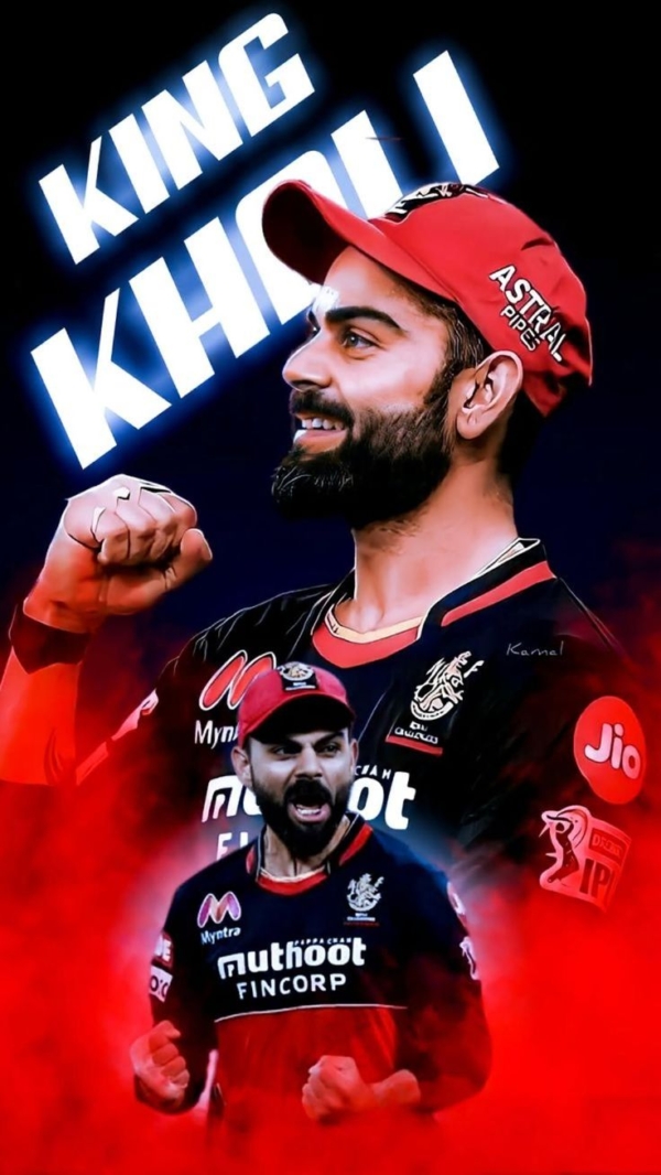 Virat king Kohli Cricket A4 Size Poster without frame..paper Glossy 300 gsm ..